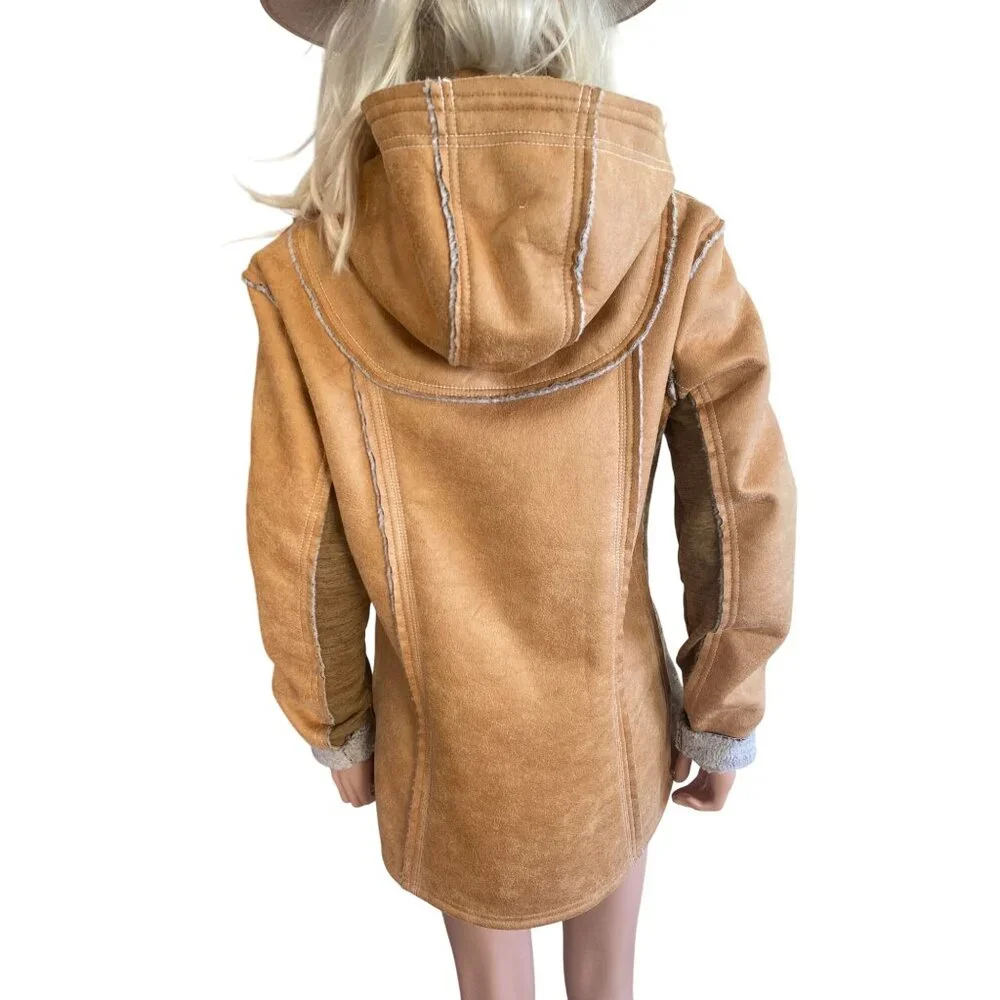 NWT Kuhl Large Dani Sherpa Lined Jacket MSRP$299 Tan NEW - Picture 8 of 13